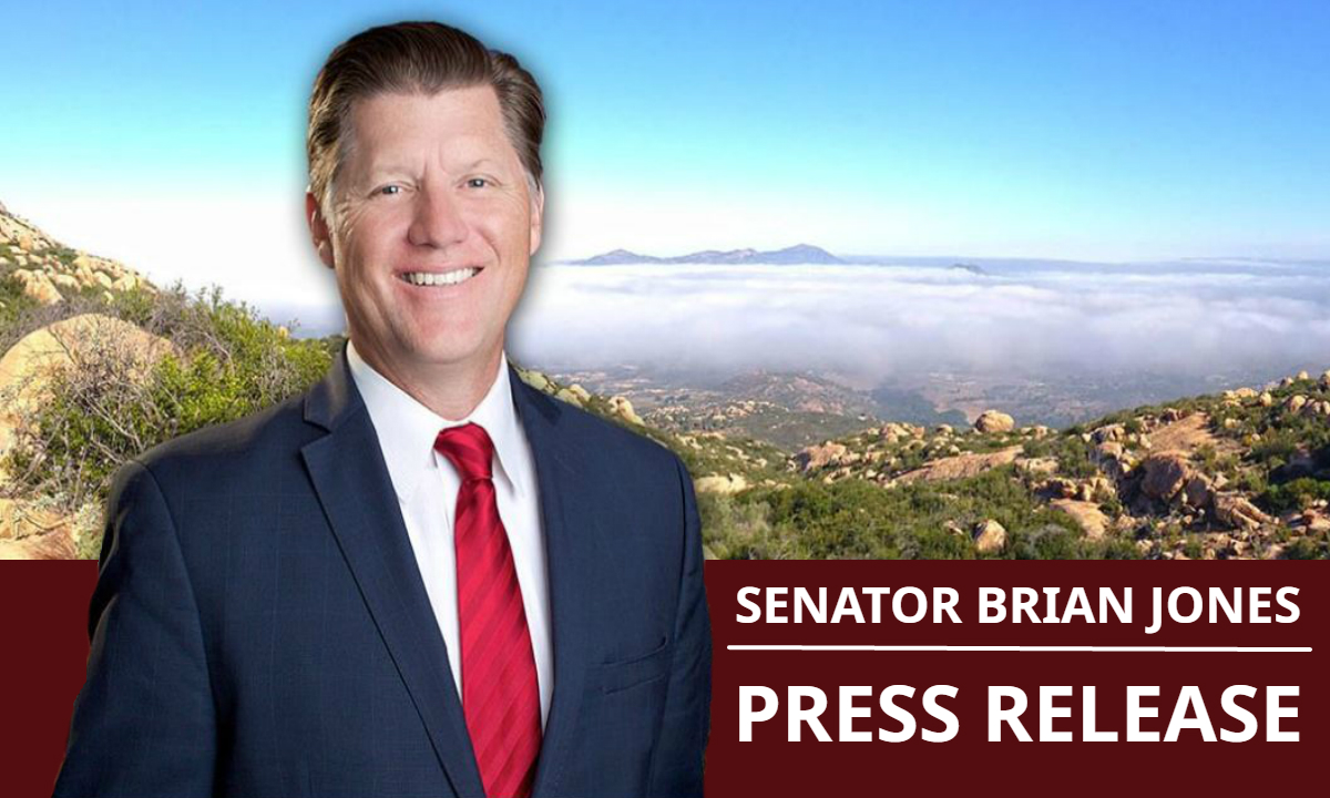 Senator Brian Jones Introduces Bill to Reduce Licensing Burdens on Californians
