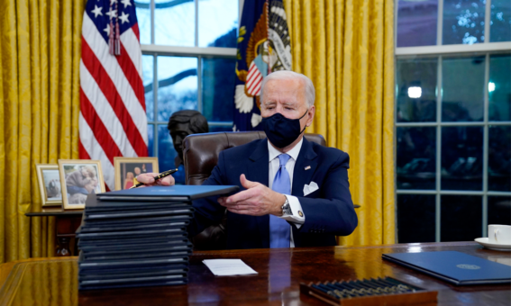 number of executive orders by president first week