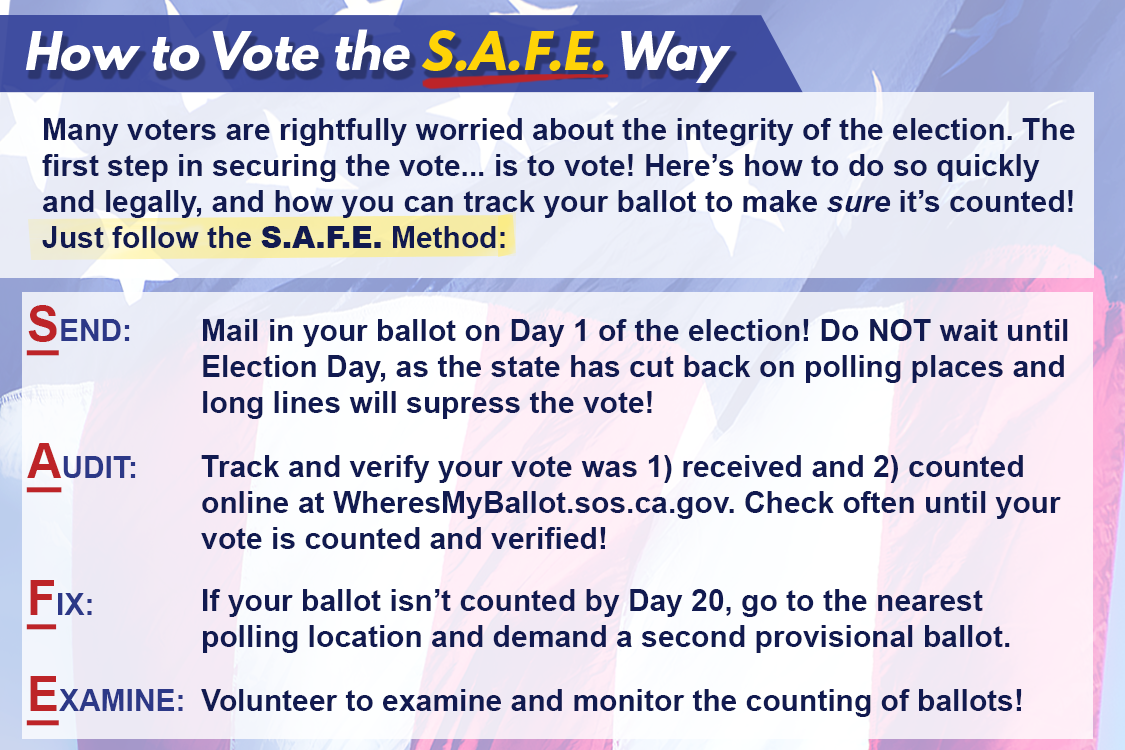 S.A.F.E Voting Is the Way to Vote